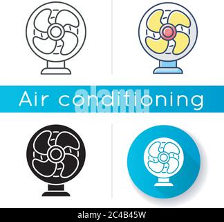 Table fan icon Stock Vector