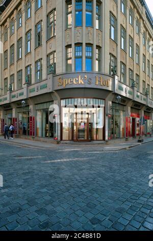 Shopping arcade Specks Hof, city centre, Leipzig, Saxony, Germany Stock Photo