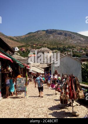 In the old town of Mostar Stock Photo