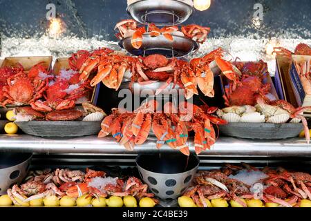 Sea food restaurant Stock Photo