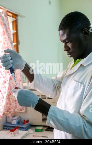 Health center run by a catholic ngo in dapaong, togo Stock Photo
