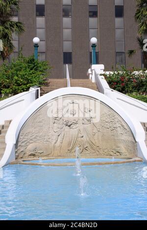 Confederate Monument on Broadway Bluff, Corpus Christi, Texas, USA Stock Photo