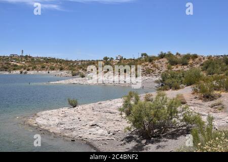 Lake Pleasant in Arizona Stock Photo