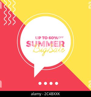 Summer sale poster Stock Vector