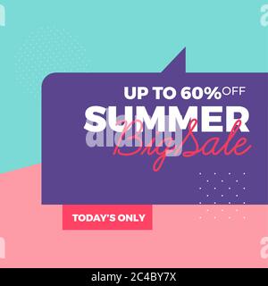 Summer sale poster Stock Vector