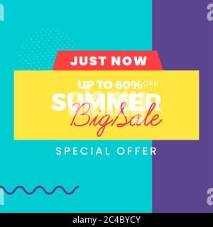 Summer sale poster Stock Vector