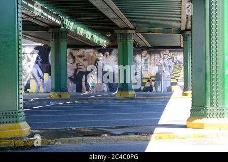 Argentina Buenos Aires - Graffiti Street Art Paintings Stock Photo