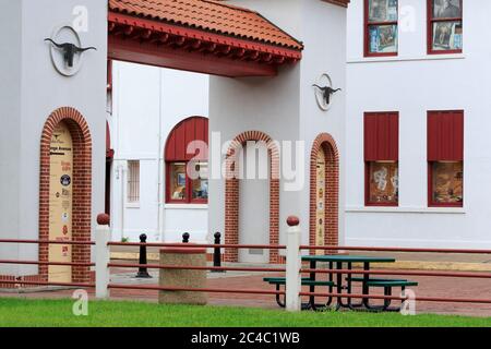 Texas Rodeo Cowboy Hall of Fame, Stockyards, Fort Worth, Texas, USA Stock Photo