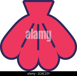 shell sea animal line and fill style icon Stock Vector Image & Art - Alamy