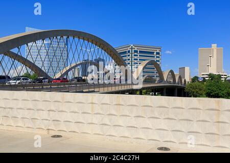 West 7th Street Bridge, Fort Worth, Texas, USA Stock Photo - Alamy