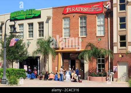 Historic Strand District,Galveston,Texas,USA Stock Photo