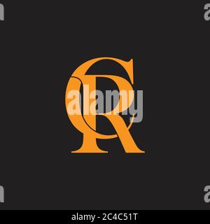 letter cr linked overlap design symbol vector Stock Vector Image & Art ...