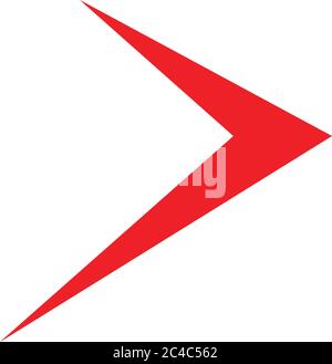 simple geometric arrow logo vector Stock Vector Image & Art - Alamy
