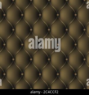 Luxury leather sofa background. Seamless pattern Stock Vector