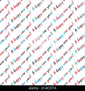 A happy new year(vector pattern) Stock Vector