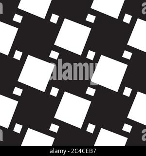 Seamless pattern with white squares Stock Vector