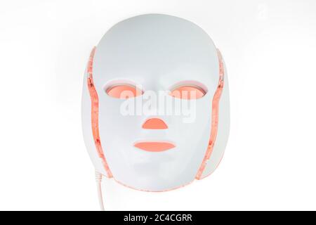 Special phototherapy clinical mask for skin treatment Stock Photo