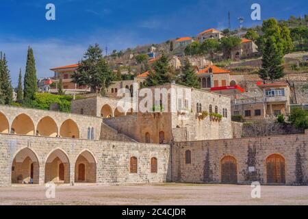 Beiteddine palace, 1818, Beit ed-Dine, Chouf, Lebanon Stock Photo