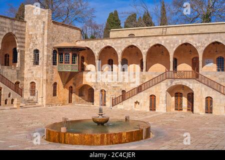 Beiteddine palace, 1818, Beit ed-Dine, Chouf, Lebanon Stock Photo