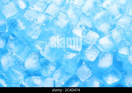 summer blue ice block abstract or pure natural water texture background Stock Photo