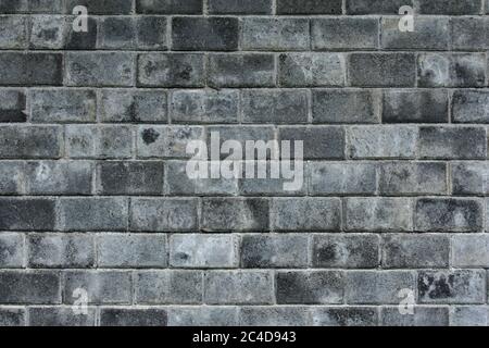 old gray brick wall texture. HD Image and Large Resolution. can be used as background and desktop wallpaper Stock Photo