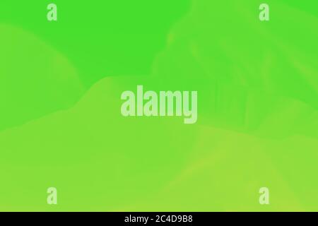 Fresh green and yellow watercolor abstract blurred background Stock Photo