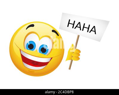 Yellow emoticons and emojis. Vector illustration in realistic style close-up Stock Vector