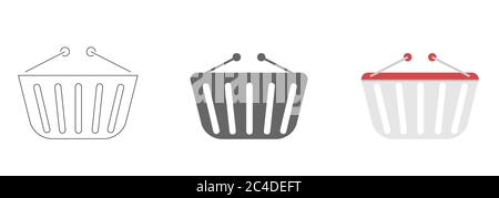 Shopping basket icon Stock Vector