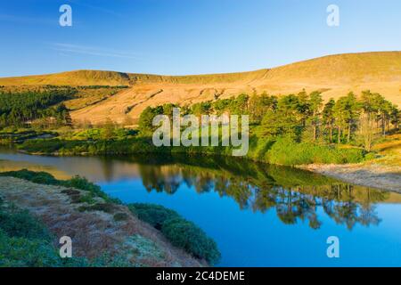 Upper Neuadd Reservoir Brecon Beacons Powys Wales Stock Photo