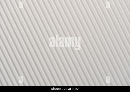White corrugated cardboard, Textured corrugated striped cardboard white Stock Photo