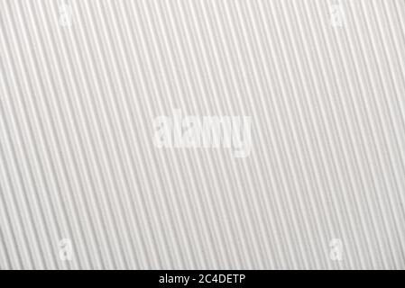 White corrugated cardboard, Textured corrugated striped cardboard white Stock Photo