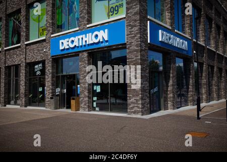 Decathlon Sports Store Surrey Quays London UK Stock Photo - Alamy