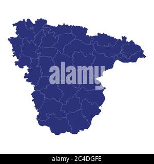 High Quality map of Voronezh Oblast - High Quality Map Of Voronezh Oblast Is A Region Of Russia With Borders Of The Districts 2c4dgfe