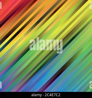 Rainbow spectrum background of blurred diagonal stripes. Abstract vector backdrop. Stock Vector