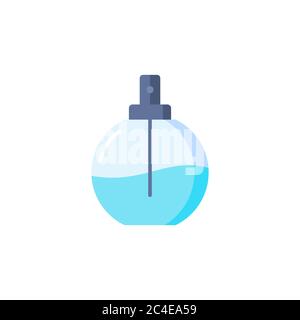 Perfume vector icon symbol isolated on white background Stock Vector