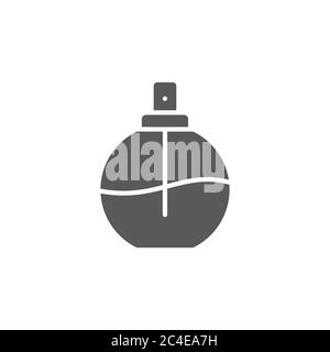 Perfume vector icon symbol isolated on white background Stock Vector