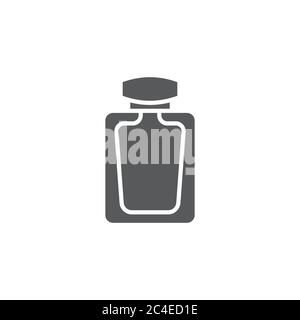 Perfume vector icon symbol isolated on white background Stock Vector