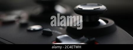 Black modern gamepad Stock Photo