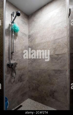 Snapshot of The Interior Of A Private Apartment Wc With Shower