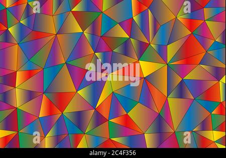 polygonal abstract background consisting of triangles Stock Vector