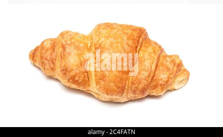 Fresh croissants isolated on white background Stock Photo