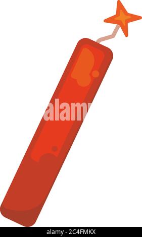 TNT, illustration, vector on white background Stock Vector