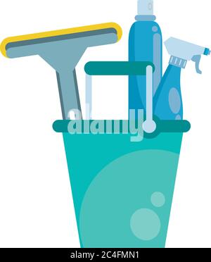 splash spray bottles disinfectants icons vector illustration design Stock Vector