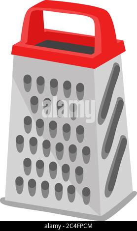Hand grater, illustration, vector on white background Stock Vector