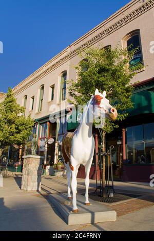 Historic 25th Street in Ogden, Utah, USA, North America Stock Photo