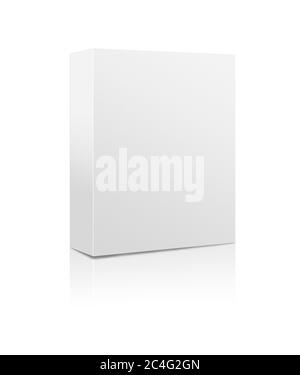 Blank software box Stock Photo