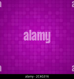 Abstract background of small squares or pixels in purple colors Stock Vector
