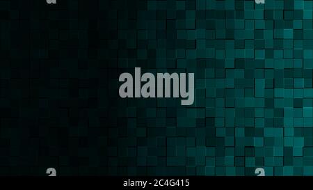 Abstract background of small squares in light blue colors with horizontal gradient Stock Vector