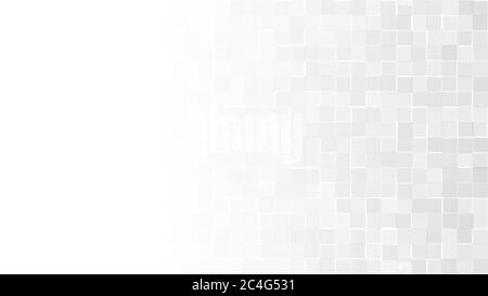 Abstract background of small squares in gray colors with horizontal gradient Stock Vector