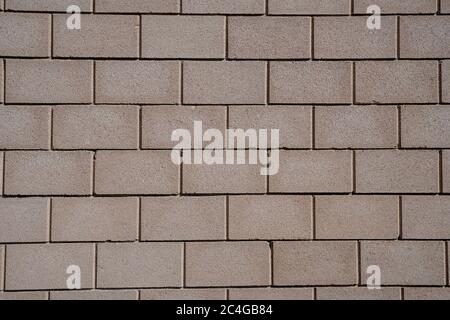 White grey brick wall concrete texture. Grunge, cement. Seamless texture of a brick wall Stock Photo